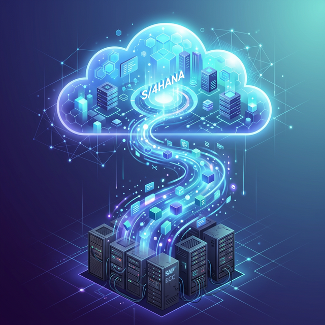 SAP ECC to S/4HANA Migration Auto-Generated Architecture Illustration